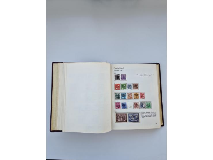 1849/1989, meist gestempelte und teils ungebrauchte Sammlung in sieben “Sprechendes Behrens” Alben, ab Altdeutschland, Koloni