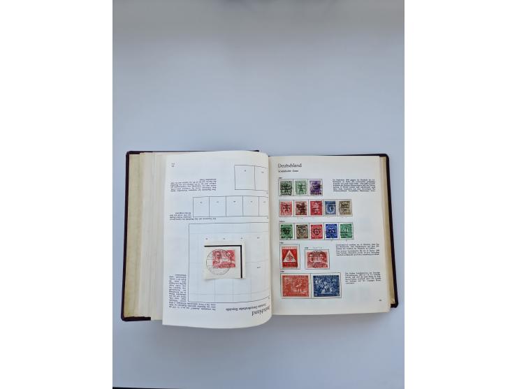 1849/1989, meist gestempelte und teils ungebrauchte Sammlung in sieben “Sprechendes Behrens” Alben, ab Altdeutschland, Koloni