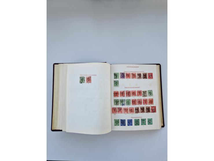 1849/1989, meist gestempelte und teils ungebrauchte Sammlung in sieben “Sprechendes Behrens” Alben, ab Altdeutschland, Koloni