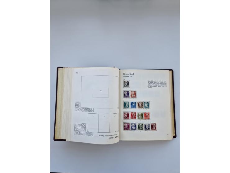 1849/1989, meist gestempelte und teils ungebrauchte Sammlung in sieben “Sprechendes Behrens” Alben, ab Altdeutschland, Koloni