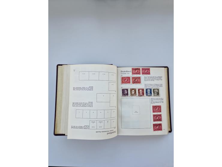 1849/1989, meist gestempelte und teils ungebrauchte Sammlung in sieben “Sprechendes Behrens” Alben, ab Altdeutschland, Koloni