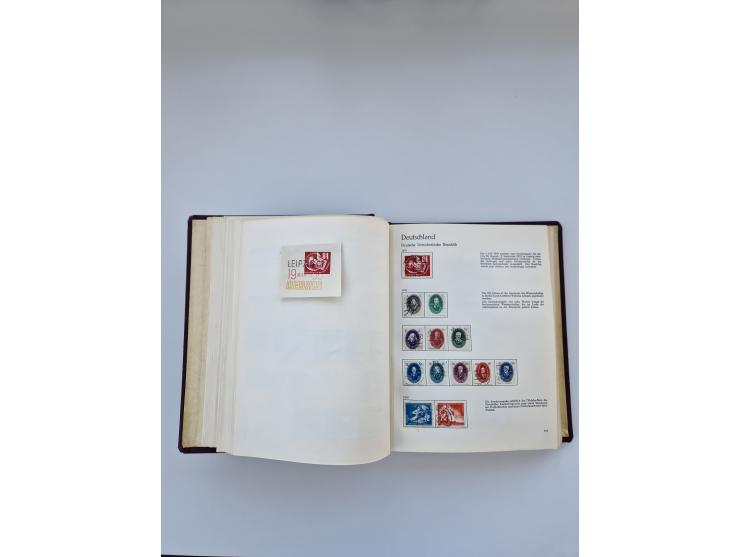 1849/1989, meist gestempelte und teils ungebrauchte Sammlung in sieben “Sprechendes Behrens” Alben, ab Altdeutschland, Koloni