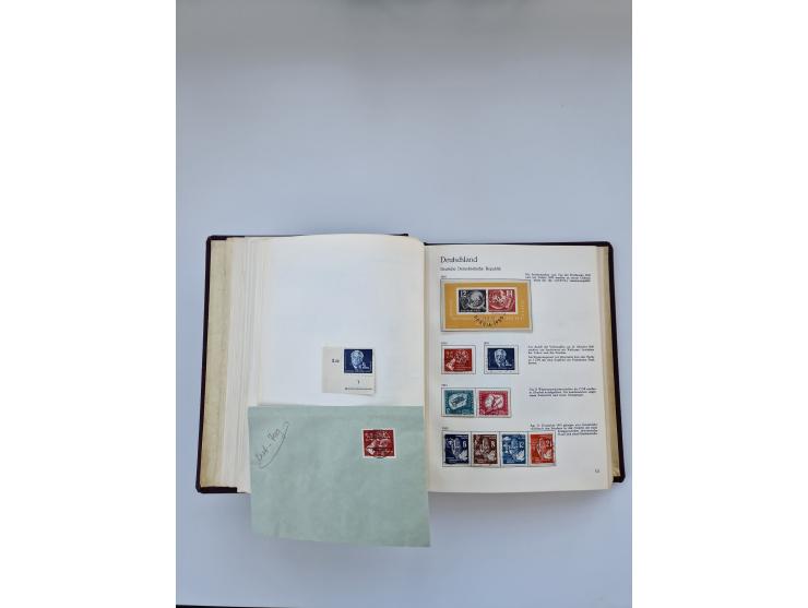 1849/1989, meist gestempelte und teils ungebrauchte Sammlung in sieben “Sprechendes Behrens” Alben, ab Altdeutschland, Koloni