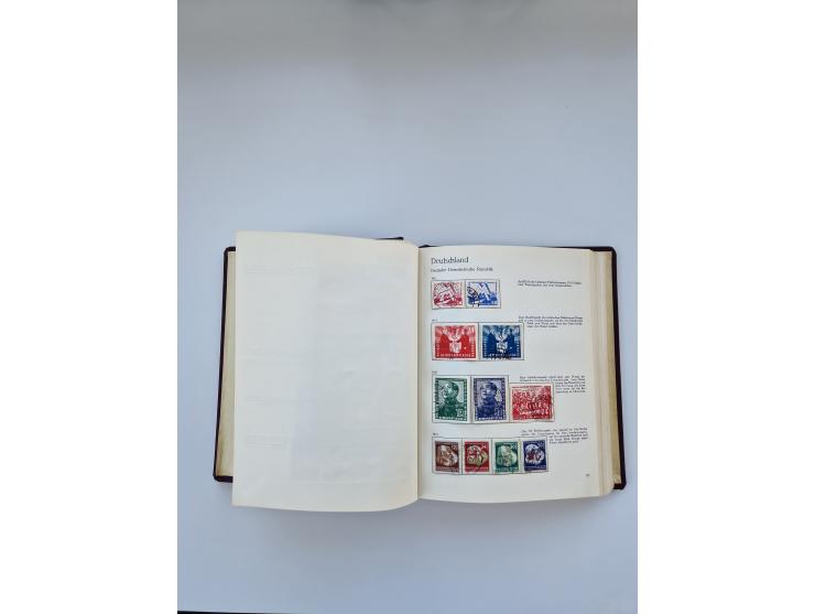 1849/1989, meist gestempelte und teils ungebrauchte Sammlung in sieben “Sprechendes Behrens” Alben, ab Altdeutschland, Koloni