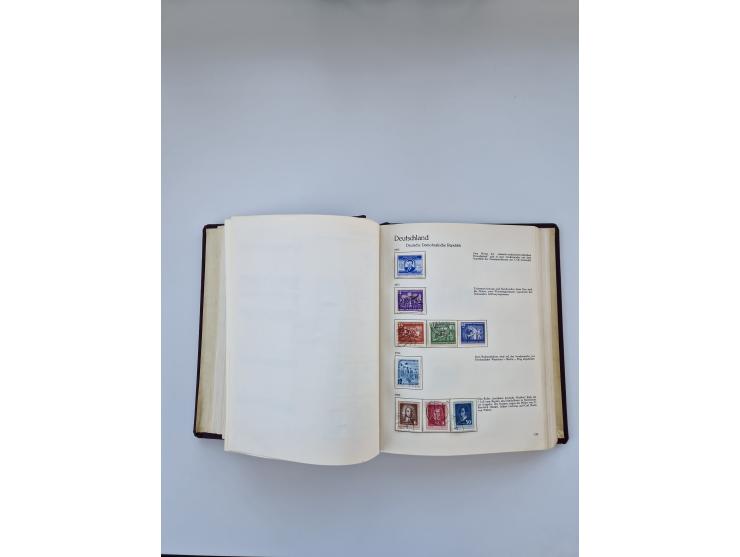 1849/1989, meist gestempelte und teils ungebrauchte Sammlung in sieben “Sprechendes Behrens” Alben, ab Altdeutschland, Koloni