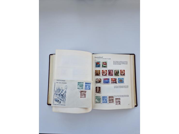 1849/1989, meist gestempelte und teils ungebrauchte Sammlung in sieben “Sprechendes Behrens” Alben, ab Altdeutschland, Koloni