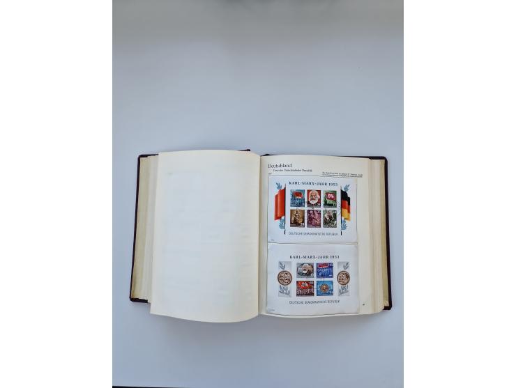 1849/1989, meist gestempelte und teils ungebrauchte Sammlung in sieben “Sprechendes Behrens” Alben, ab Altdeutschland, Koloni