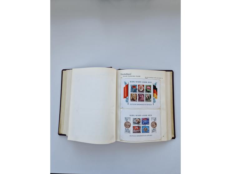 1849/1989, meist gestempelte und teils ungebrauchte Sammlung in sieben “Sprechendes Behrens” Alben, ab Altdeutschland, Koloni