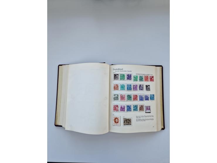 1849/1989, meist gestempelte und teils ungebrauchte Sammlung in sieben “Sprechendes Behrens” Alben, ab Altdeutschland, Koloni