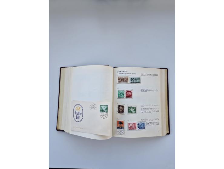 1849/1989, meist gestempelte und teils ungebrauchte Sammlung in sieben “Sprechendes Behrens” Alben, ab Altdeutschland, Koloni