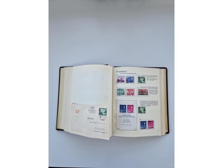 1849/1989, meist gestempelte und teils ungebrauchte Sammlung in sieben “Sprechendes Behrens” Alben, ab Altdeutschland, Koloni