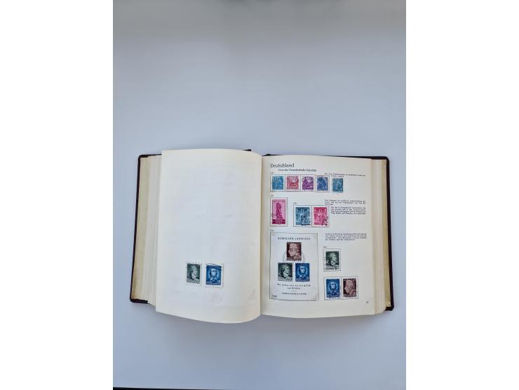 1849/1989, meist gestempelte und teils ungebrauchte Sammlung in sieben “Sprechendes Behrens” Alben, ab Altdeutschland, Koloni