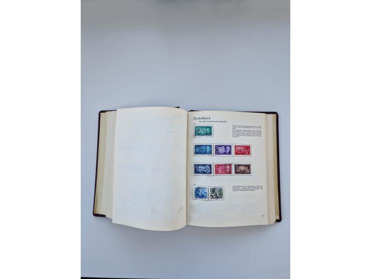 1849/1989, meist gestempelte und teils ungebrauchte Sammlung in sieben “Sprechendes Behrens” Alben, ab Altdeutschland, Koloni