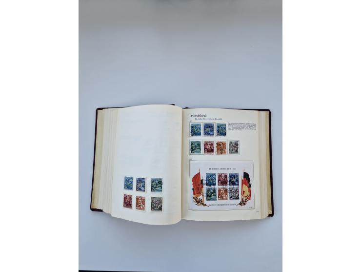 1849/1989, meist gestempelte und teils ungebrauchte Sammlung in sieben “Sprechendes Behrens” Alben, ab Altdeutschland, Koloni