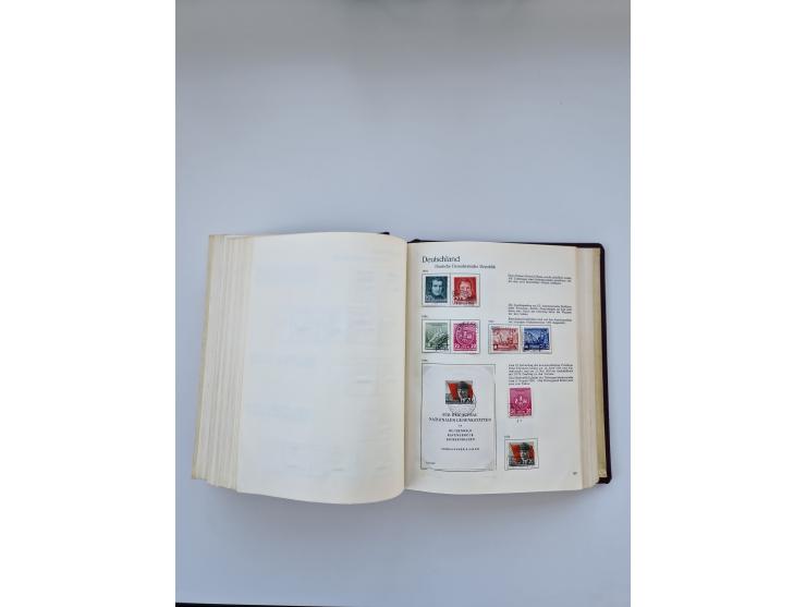 1849/1989, meist gestempelte und teils ungebrauchte Sammlung in sieben “Sprechendes Behrens” Alben, ab Altdeutschland, Koloni