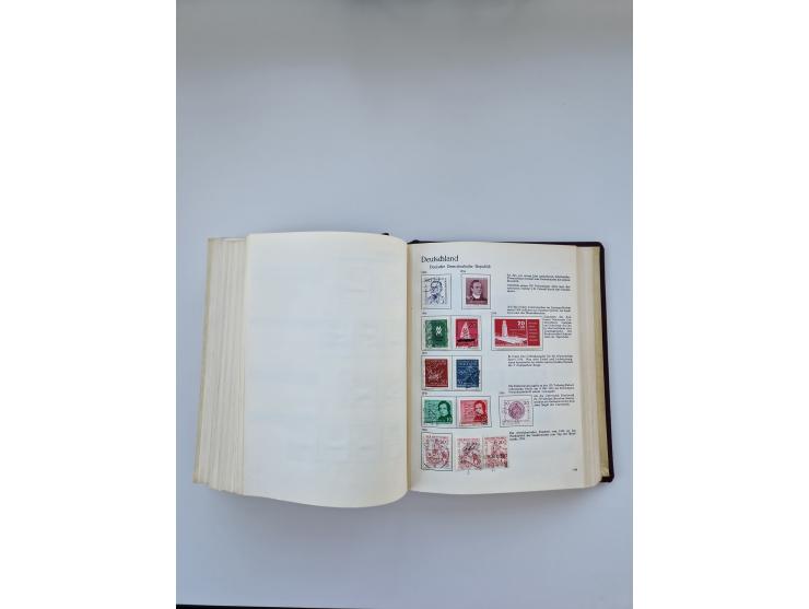 1849/1989, meist gestempelte und teils ungebrauchte Sammlung in sieben “Sprechendes Behrens” Alben, ab Altdeutschland, Koloni