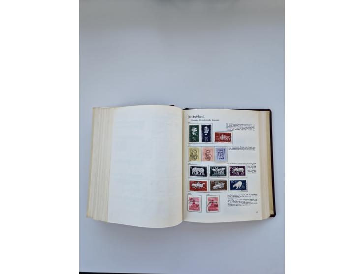 1849/1989, meist gestempelte und teils ungebrauchte Sammlung in sieben “Sprechendes Behrens” Alben, ab Altdeutschland, Koloni