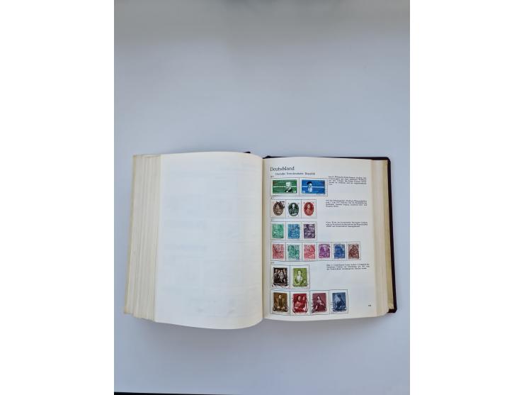 1849/1989, meist gestempelte und teils ungebrauchte Sammlung in sieben “Sprechendes Behrens” Alben, ab Altdeutschland, Koloni