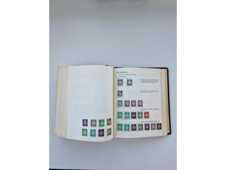 1849/1989, meist gestempelte und teils ungebrauchte Sammlung in sieben “Sprechendes Behrens” Alben, ab Altdeutschland, Koloni