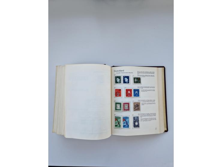 1849/1989, meist gestempelte und teils ungebrauchte Sammlung in sieben “Sprechendes Behrens” Alben, ab Altdeutschland, Koloni