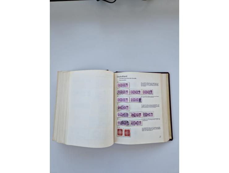 1849/1989, meist gestempelte und teils ungebrauchte Sammlung in sieben “Sprechendes Behrens” Alben, ab Altdeutschland, Koloni