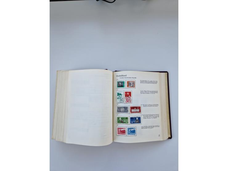 1849/1989, meist gestempelte und teils ungebrauchte Sammlung in sieben “Sprechendes Behrens” Alben, ab Altdeutschland, Koloni