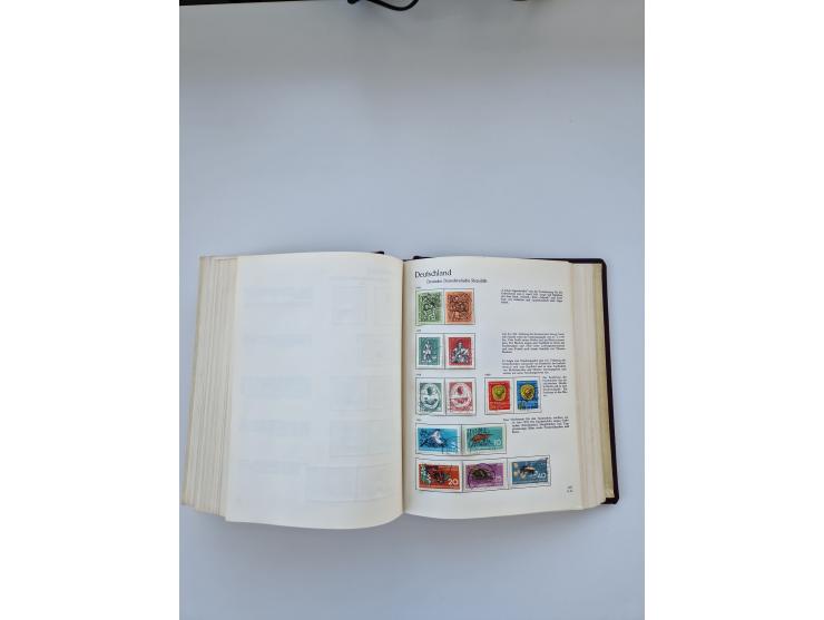 1849/1989, meist gestempelte und teils ungebrauchte Sammlung in sieben “Sprechendes Behrens” Alben, ab Altdeutschland, Koloni