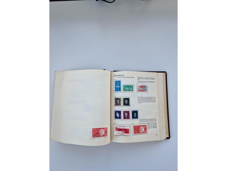 1849/1989, meist gestempelte und teils ungebrauchte Sammlung in sieben “Sprechendes Behrens” Alben, ab Altdeutschland, Koloni