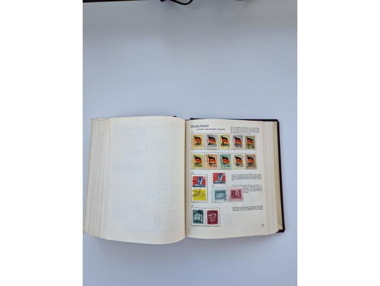 1849/1989, meist gestempelte und teils ungebrauchte Sammlung in sieben “Sprechendes Behrens” Alben, ab Altdeutschland, Koloni