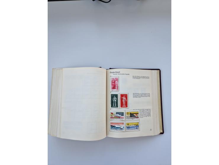 1849/1989, meist gestempelte und teils ungebrauchte Sammlung in sieben “Sprechendes Behrens” Alben, ab Altdeutschland, Koloni