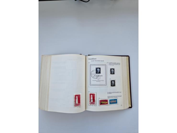 1849/1989, meist gestempelte und teils ungebrauchte Sammlung in sieben “Sprechendes Behrens” Alben, ab Altdeutschland, Koloni