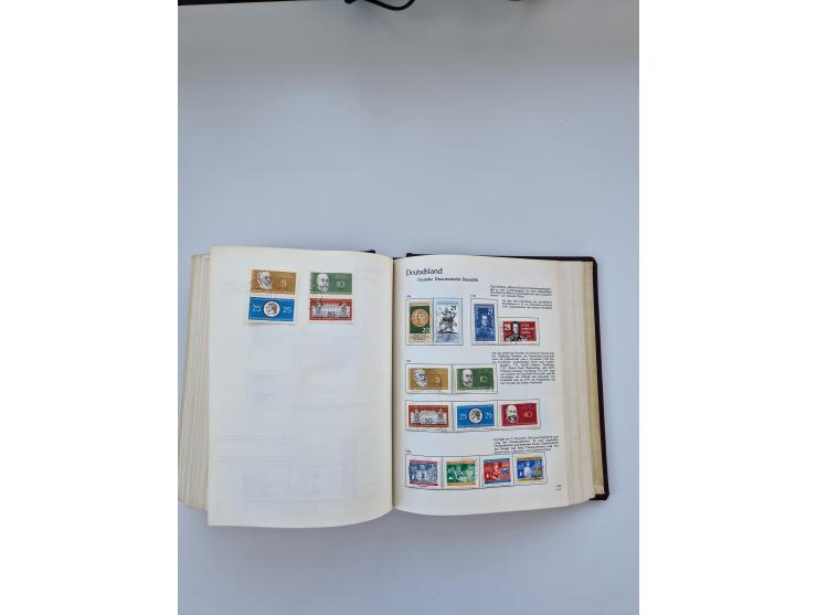 1849/1989, meist gestempelte und teils ungebrauchte Sammlung in sieben “Sprechendes Behrens” Alben, ab Altdeutschland, Koloni