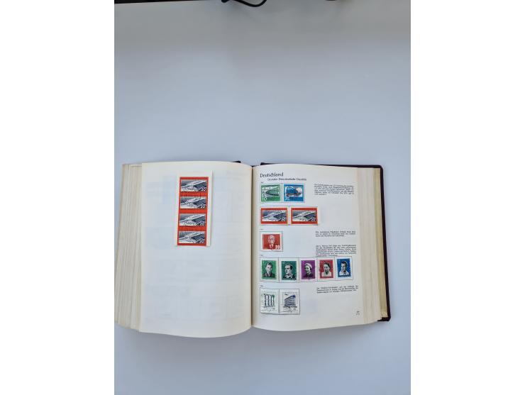 1849/1989, meist gestempelte und teils ungebrauchte Sammlung in sieben “Sprechendes Behrens” Alben, ab Altdeutschland, Koloni