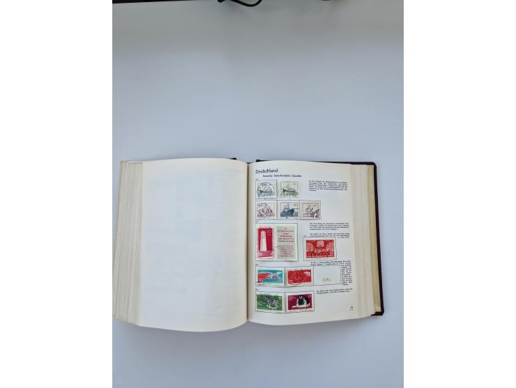 1849/1989, meist gestempelte und teils ungebrauchte Sammlung in sieben “Sprechendes Behrens” Alben, ab Altdeutschland, Koloni