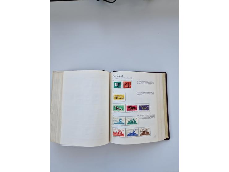 1849/1989, meist gestempelte und teils ungebrauchte Sammlung in sieben “Sprechendes Behrens” Alben, ab Altdeutschland, Koloni