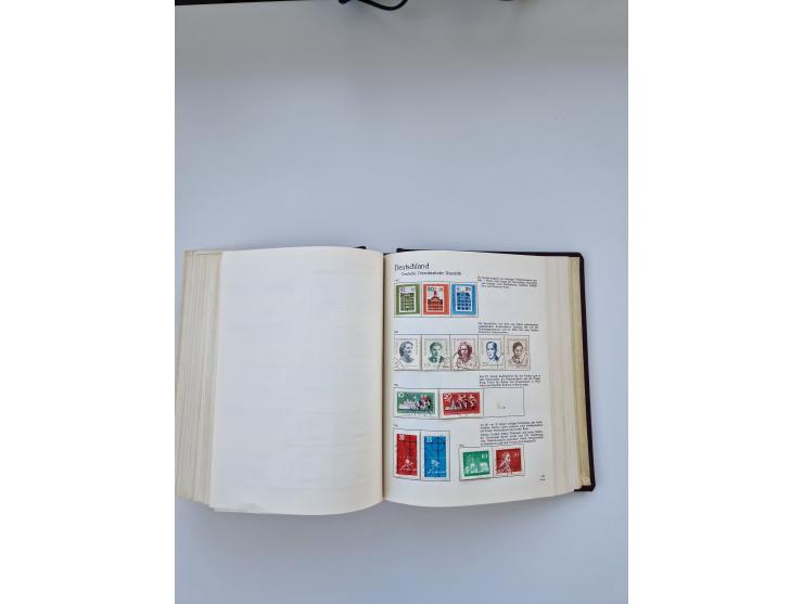 1849/1989, meist gestempelte und teils ungebrauchte Sammlung in sieben “Sprechendes Behrens” Alben, ab Altdeutschland, Koloni