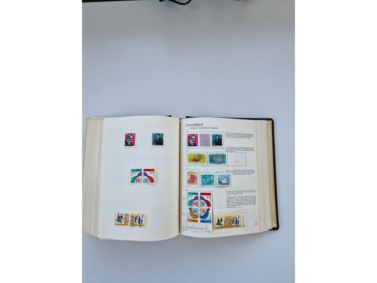 1849/1989, meist gestempelte und teils ungebrauchte Sammlung in sieben “Sprechendes Behrens” Alben, ab Altdeutschland, Koloni