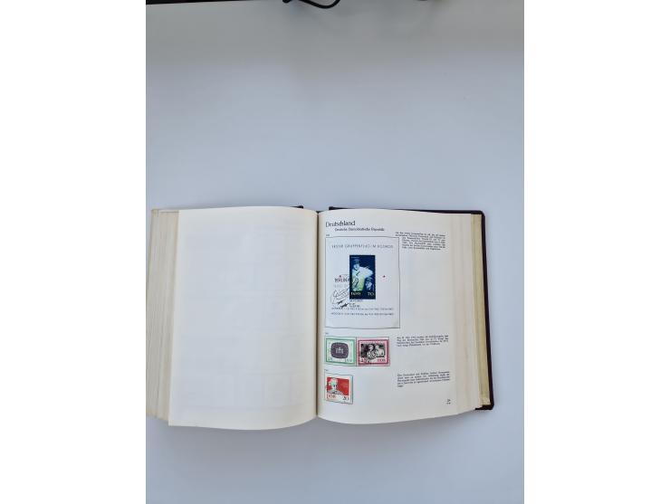 1849/1989, meist gestempelte und teils ungebrauchte Sammlung in sieben “Sprechendes Behrens” Alben, ab Altdeutschland, Koloni