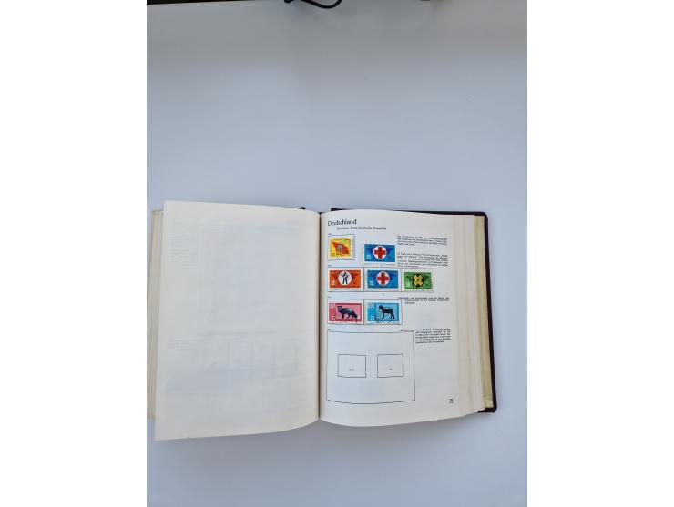 1849/1989, meist gestempelte und teils ungebrauchte Sammlung in sieben “Sprechendes Behrens” Alben, ab Altdeutschland, Koloni