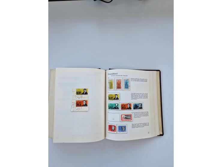 1849/1989, meist gestempelte und teils ungebrauchte Sammlung in sieben “Sprechendes Behrens” Alben, ab Altdeutschland, Koloni