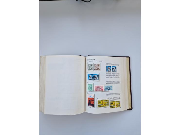 1849/1989, meist gestempelte und teils ungebrauchte Sammlung in sieben “Sprechendes Behrens” Alben, ab Altdeutschland, Koloni