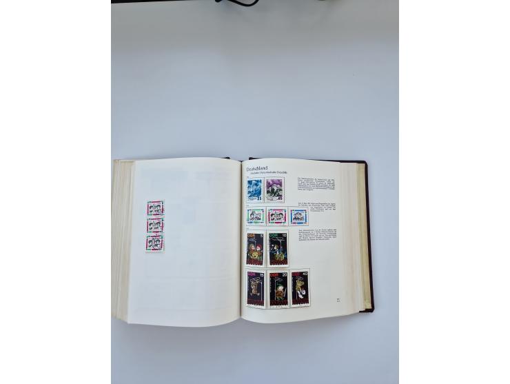 1849/1989, meist gestempelte und teils ungebrauchte Sammlung in sieben “Sprechendes Behrens” Alben, ab Altdeutschland, Koloni