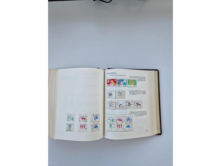 1849/1989, meist gestempelte und teils ungebrauchte Sammlung in sieben “Sprechendes Behrens” Alben, ab Altdeutschland, Koloni