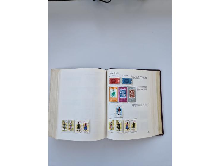 1849/1989, meist gestempelte und teils ungebrauchte Sammlung in sieben “Sprechendes Behrens” Alben, ab Altdeutschland, Koloni