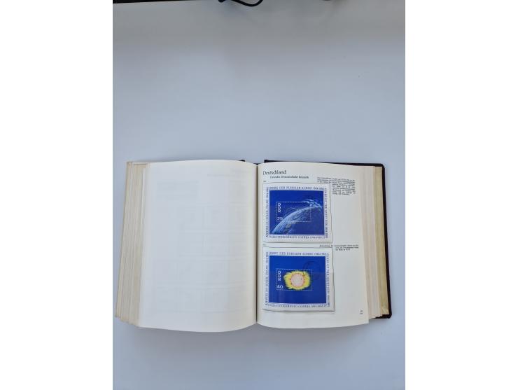 1849/1989, meist gestempelte und teils ungebrauchte Sammlung in sieben “Sprechendes Behrens” Alben, ab Altdeutschland, Koloni