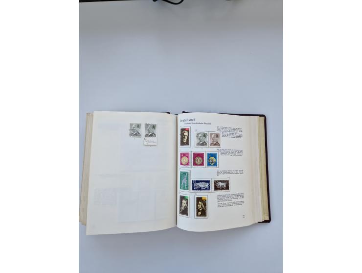 1849/1989, meist gestempelte und teils ungebrauchte Sammlung in sieben “Sprechendes Behrens” Alben, ab Altdeutschland, Koloni