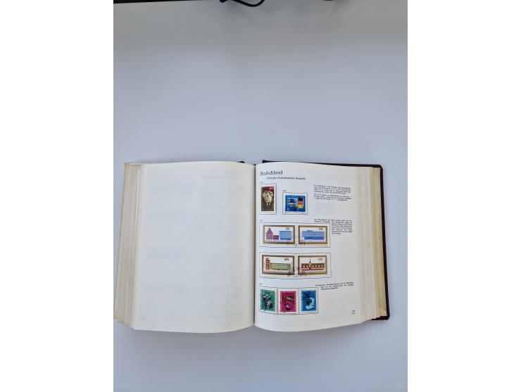 1849/1989, meist gestempelte und teils ungebrauchte Sammlung in sieben “Sprechendes Behrens” Alben, ab Altdeutschland, Koloni