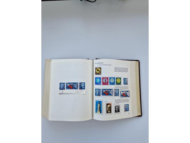 1849/1989, meist gestempelte und teils ungebrauchte Sammlung in sieben “Sprechendes Behrens” Alben, ab Altdeutschland, Koloni