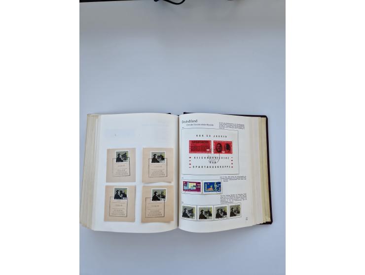 1849/1989, meist gestempelte und teils ungebrauchte Sammlung in sieben “Sprechendes Behrens” Alben, ab Altdeutschland, Koloni