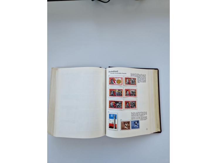 1849/1989, meist gestempelte und teils ungebrauchte Sammlung in sieben “Sprechendes Behrens” Alben, ab Altdeutschland, Koloni